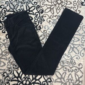Like NEW Vince black velvet straight pants size 0